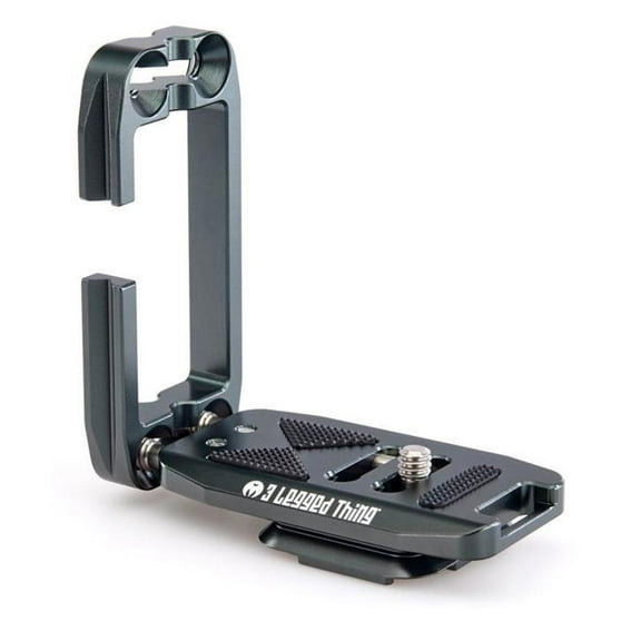 3 Legged Thing Ellie Short Universal L-Bracket with Peak Design Base, Gray