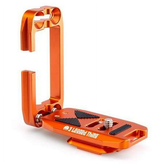 Ellie PD Short Universal L-Bracket with Peak Design Capture, Compatible base, Copper, Orange