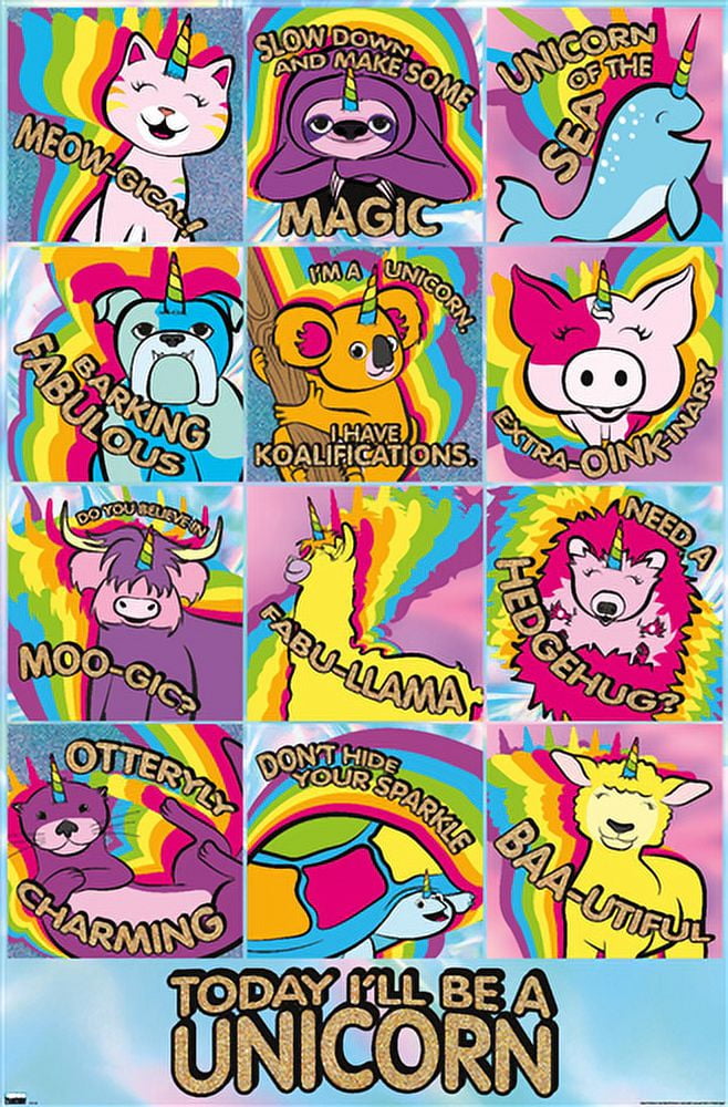 Ellie Ripberger - Unicreatures Wall Poster, 14.725" x 22.375"