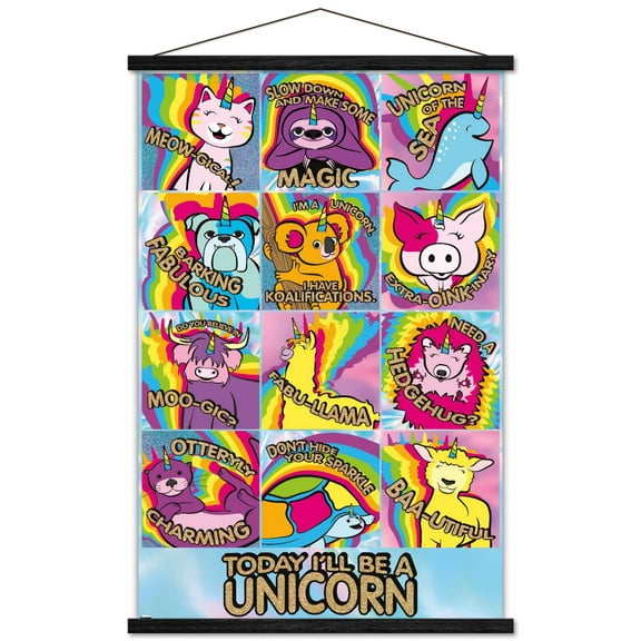 Ellie Ripberger - Unicreatures Wall Poster with Magnetic Frame, 22.375" x 34"