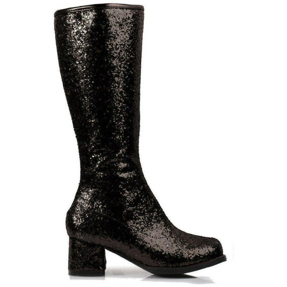 Ellie Shoe E-GOGO-G 3" Heel Glitter Gogo Boot. with Zipper. Gold / 13