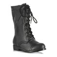 thumbnail image 1 of Ellie Shoes 1 Inch Black Costume Combat Boots | Child Medium Unisex, 1 of 2