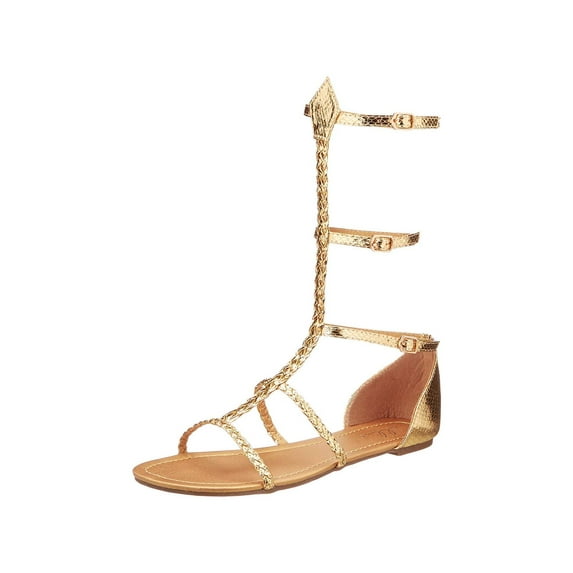 Ellie Shoes Cairo Gladiator Women's Costume Sandals, Gold: Size 7 Female
