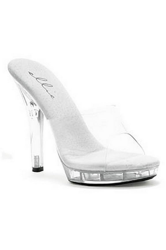 Clear 5" Vanity Women's Costume Heels Size 8 Female