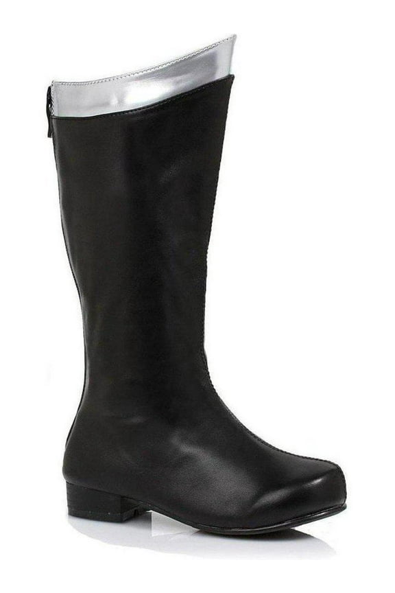 E-101-Super 1 Heel Superhero Boot Children Red/Gold / XS