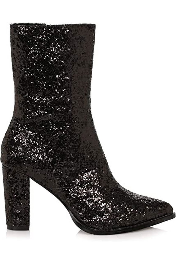 E-325-Fresca 3" Womens Midcalf Glitter ankle boot Red Glitter / 5