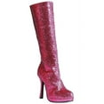 thumbnail image 1 of Ellie Shoes E-421-Zara 4 Knee-High Boot with Glitter Turquoise / 5, 1 of 2