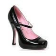 thumbnail image 1 of Ellie Shoes E-423-Babydoll 4" Heel Womans Patent Mary Jane with 1"Concealed Platform. Black PU / 6, 1 of 2