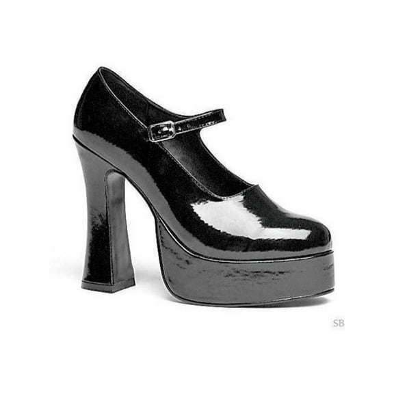Ellie Shoes E-557-Eden 5" Chunky Heel Womens Mary Jane Pump. 13 / Black