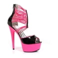 thumbnail image 1 of Ellie Shoes E-609-Adore 6 Neon Neon Womens Stiletto with Elastic Straps Blacklight sensitive Green / 10, 1 of 6