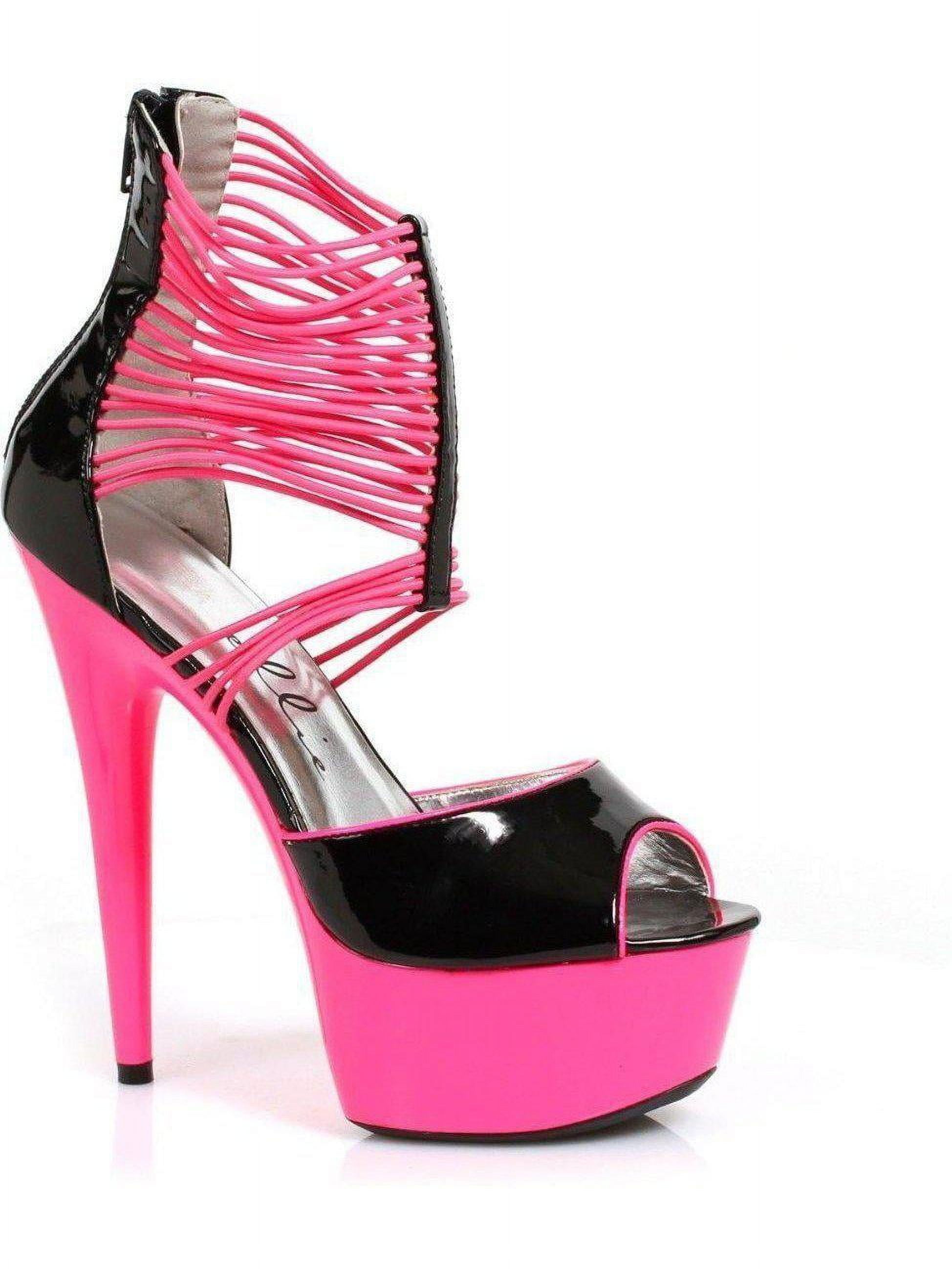 Ellie Shoes E-609-Adore 6 Neon Neon Womens Stiletto with Elastic