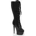 thumbnail image 1 of Ellie Shoes E-609-Raven-L 6" Lace Knee High Womens Boot. 12 / Black, 1 of 2
