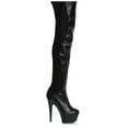 thumbnail image 1 of Ellie Shoes E-609-Unique 6" Thigh High Womans Boot. 8 / Green, 1 of 2