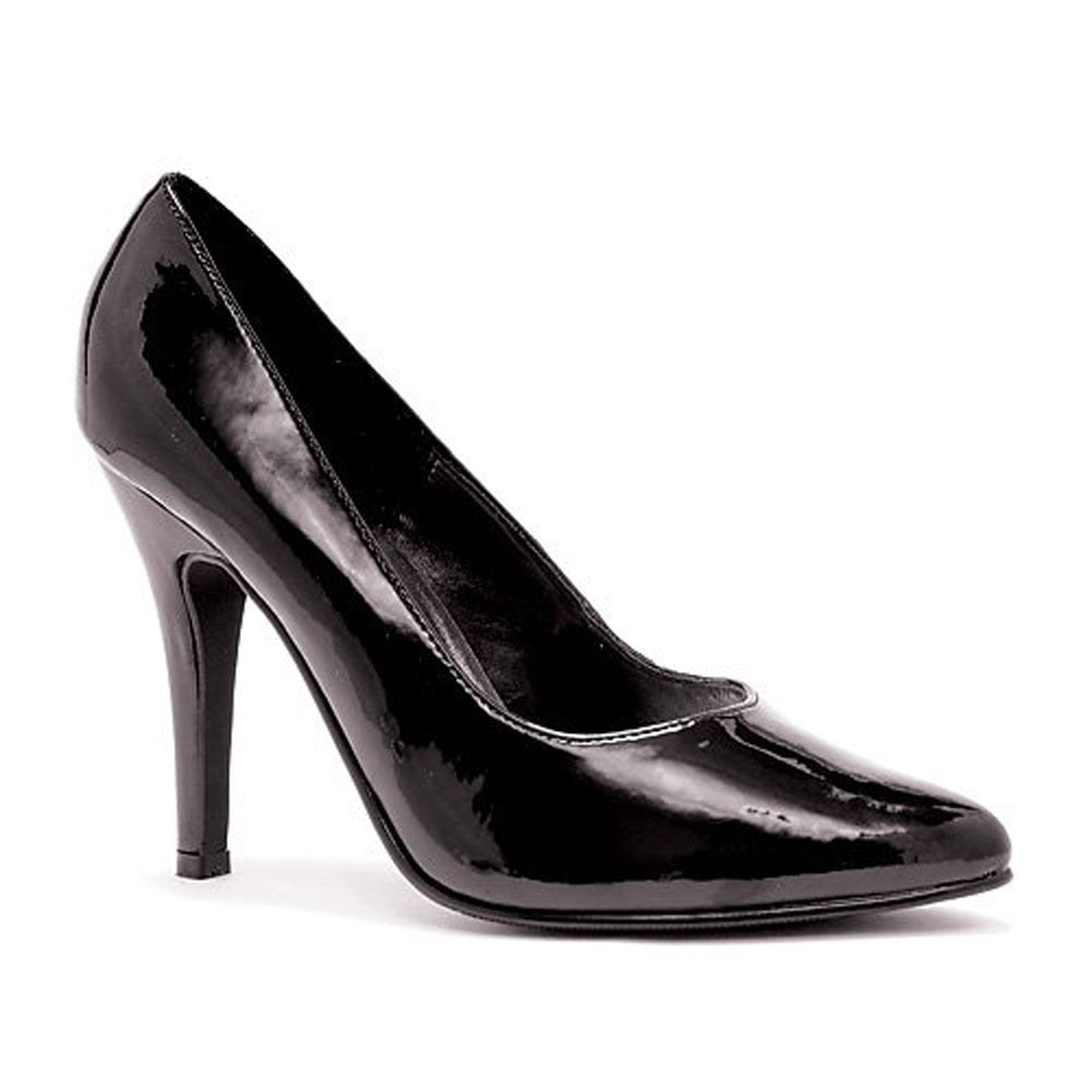 Ellie Shoes Women's 8220 Dress Pump - 5 Inch Heel, Black Patent