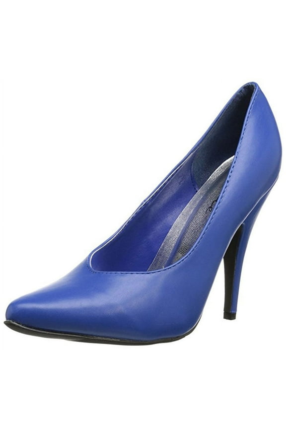 Shoes E-8220 5" Heel Womens Pumps. Blue / 12