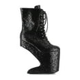 thumbnail image 1 of Ellie Shoes E-BP579-Chablis 5 Heel Platform Ankle Boot Pink  Glitter / 5, 1 of 6