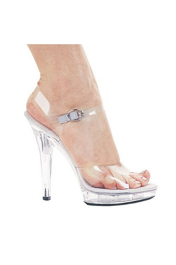 Ellie Shoes E-M-Brook 5" Heel Clear Sandal 11 / Clear