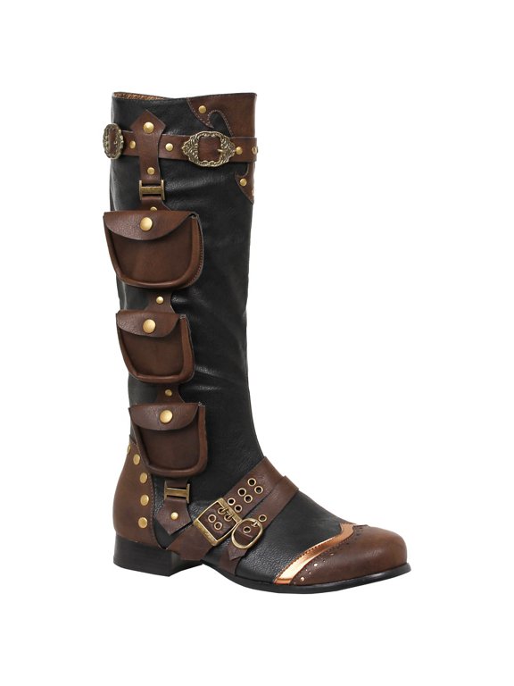 Men's 121-amos Knee High Boot Medium Black