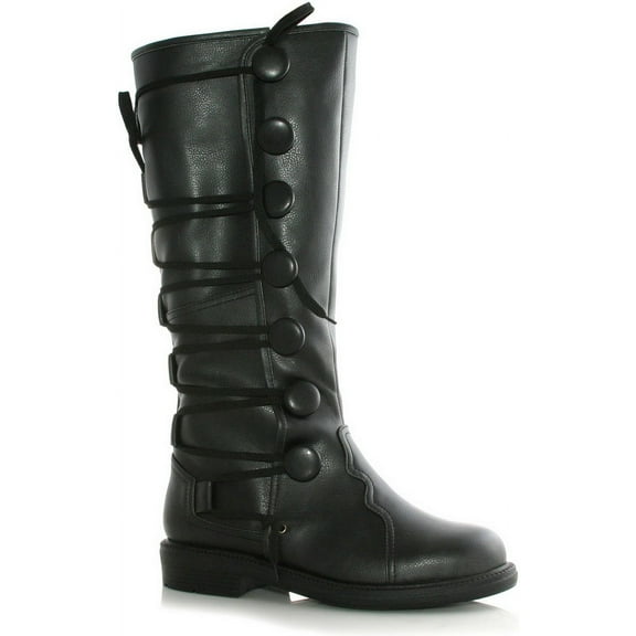 Ellie Shoes Mens Black Renaissance Costume Boots Size Medium 10-11 Male