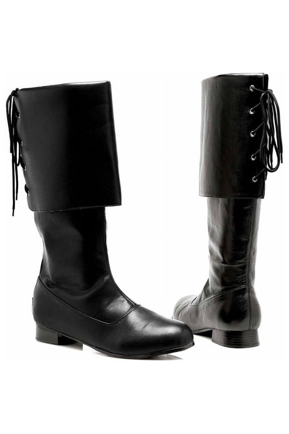 Ellie Shoes Sparrow Black Pirate Mens Costume Boots Size Large 12-13 Male