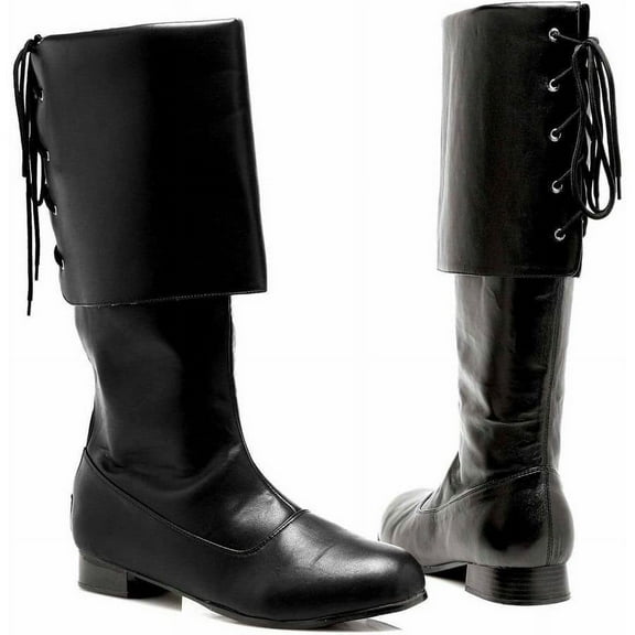 Ellie Shoes Sparrow Black  Pirate Mens Costume Boots Size Medium 10-11 Male