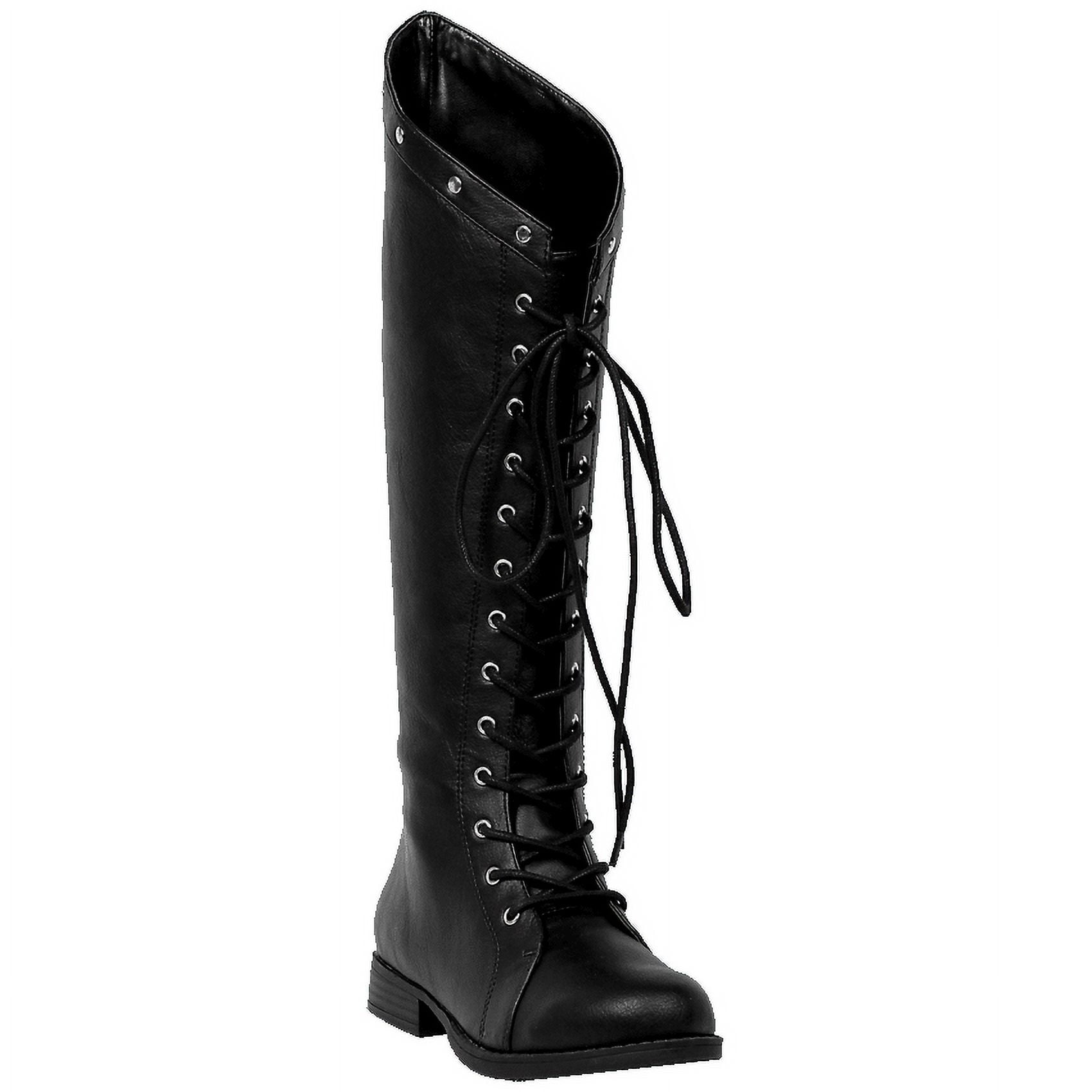 m and s black boots