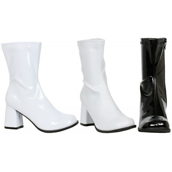 Ellie Shoes Women's Halloween Fashion Boot 11 White/Patent Shiny