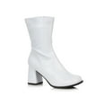 thumbnail image 1 of Adult White Mid Calf Patent Gogo Boots, 1 of 2