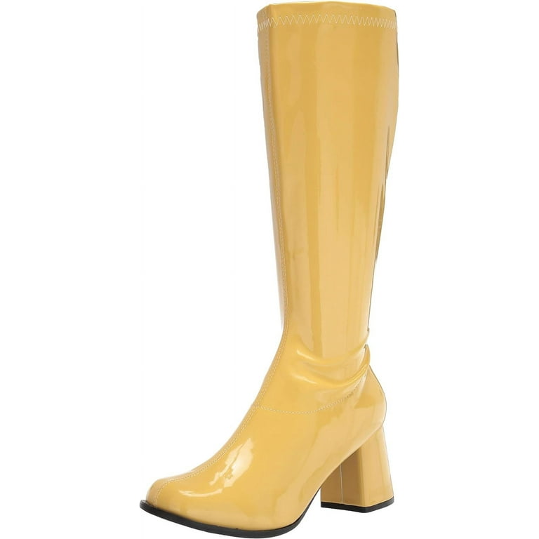 Ellie Shoes Women's Knee High Boot Fashion 8 Yellow