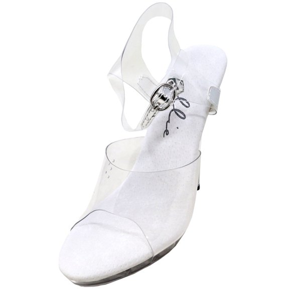 Ellie Women's Brook Clear Ankle-High Sandal - 5M