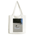 thumbnail image 1 of Ellie Yao Beautiflu Girl Beach Sea Reef Tote Canvas Bag Shopping Satchel Casual Handbag, 1 of 3