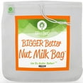 thumbnail image 1 of Ellie's Best Pro Quality Nut Milk Bag - XL 12" x 12" - All-Purpose Food Strainer, 1 of 4