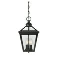 thumbnail image 1 of Ellijay 3-Light Outdoor Hanging Lantern in Black, 1 of 6