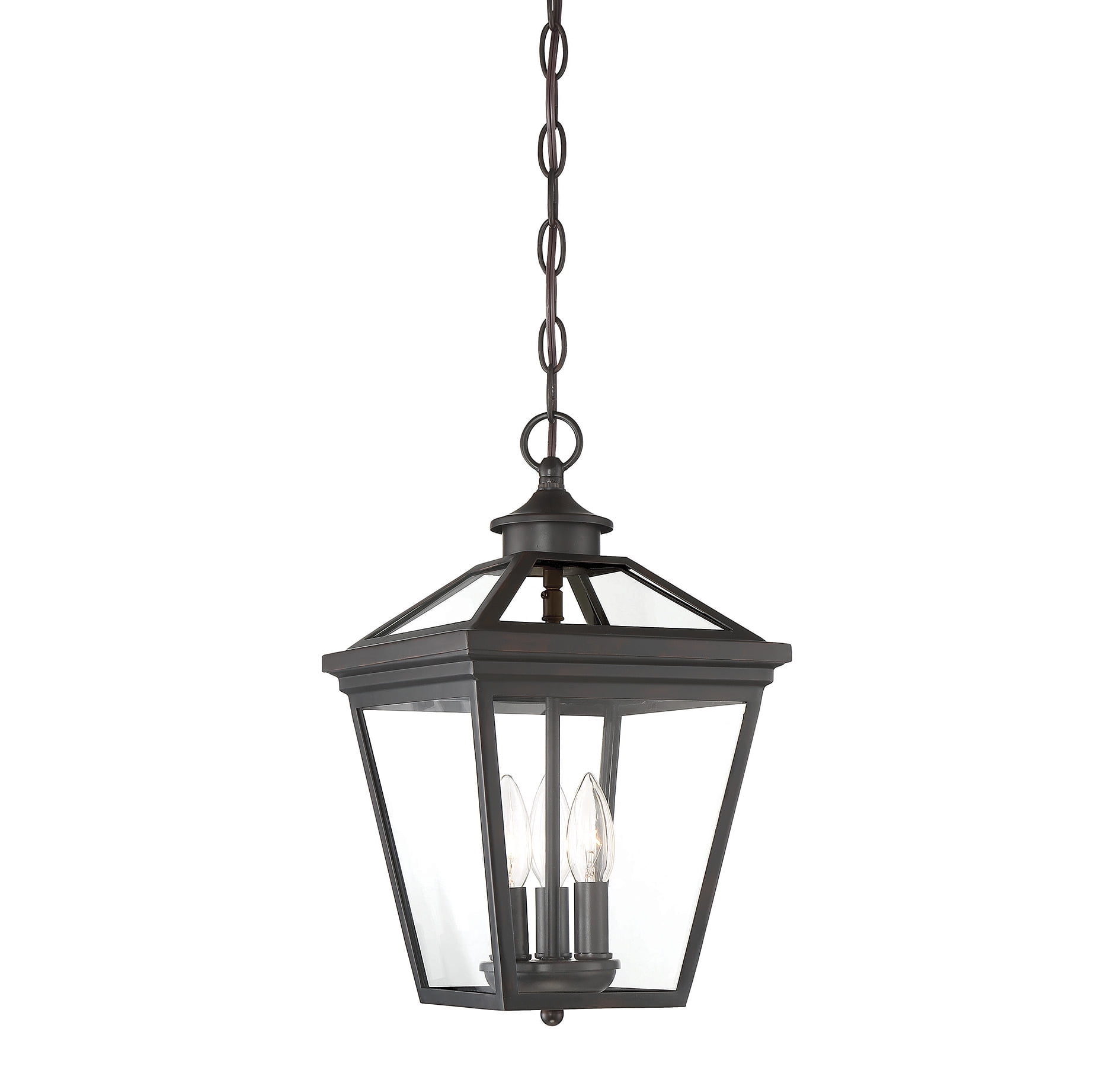 Ellijay English Bronze 3-Light Outdoor Hanging Lantern