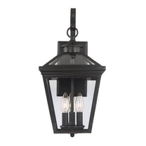 Ellijay 3-Light Outdoor Wall Lantern in English Bronze