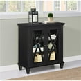 thumbnail image 1 of Ellington Double Door Accent Cabinet, Black, 1 of 9