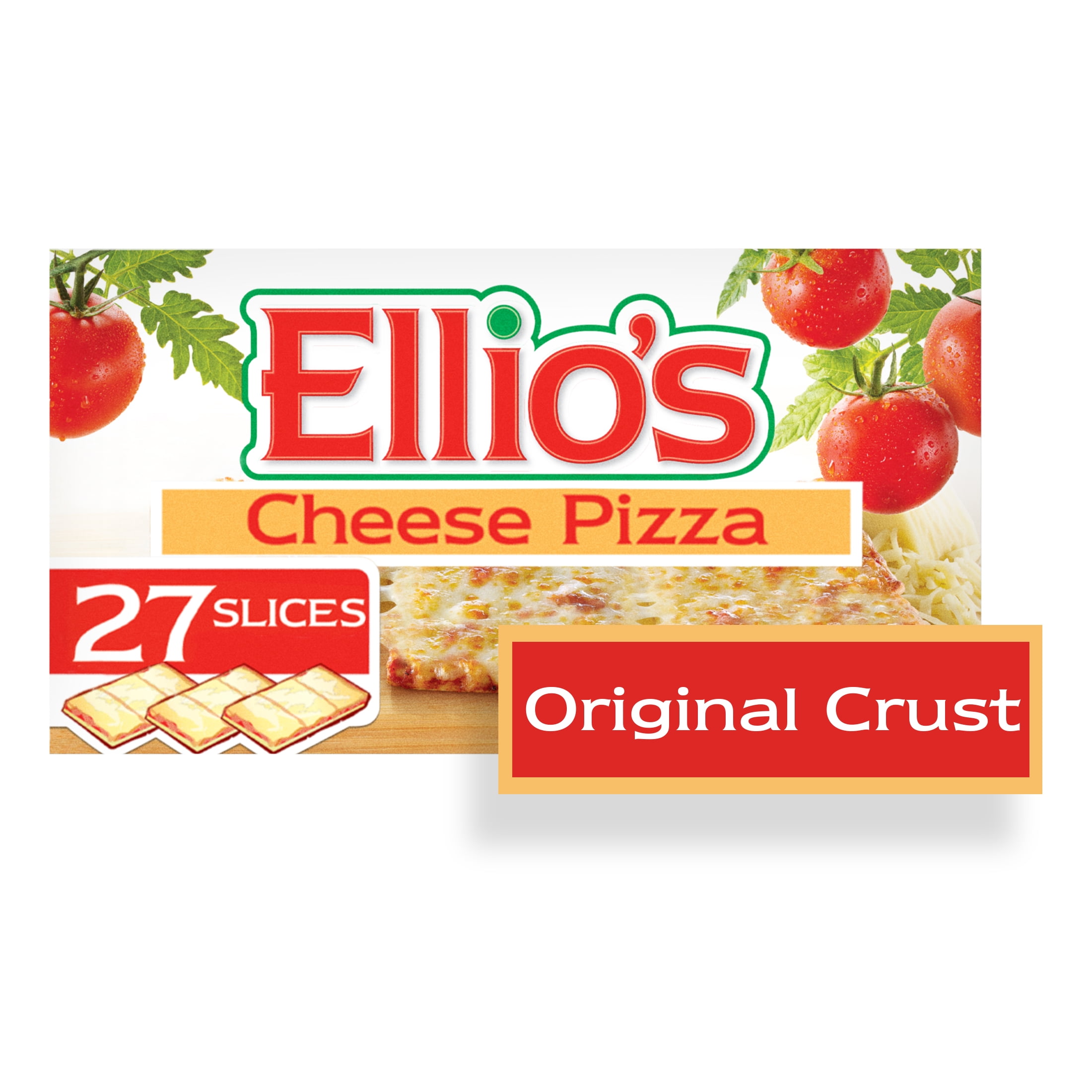 Ellio's Original Crust Cheese Pizza, 100 Real Cheese, 3.43lb, 27 Count