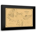 thumbnail image 1 of Elliot 24x18 Black Modern Framed Museum Art Print Titled - Charleston Harbor South Carolina - Elliot 1861, 1 of 5