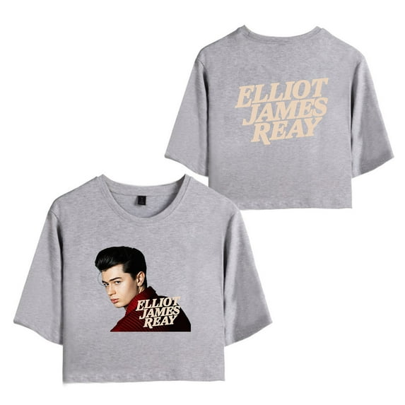 Elliot James Reay Merch Summer Short-Sleeved Navel Exposed T-shirt Slim Sexy Small Vest Tops