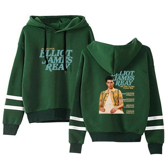 Elliot James Reay Tour Merch Sweatshirt Rapper Hiphop Unisex Bagless Pullover Harajuku Hooded