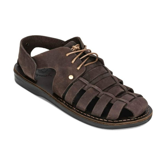 Elliot - Leather Riverside Explorer Sandal | Brown Nubuck