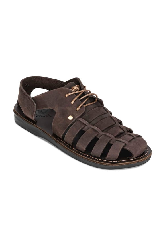 Elliot - Leather Riverside Explorer Sandal | Brown Nubuck