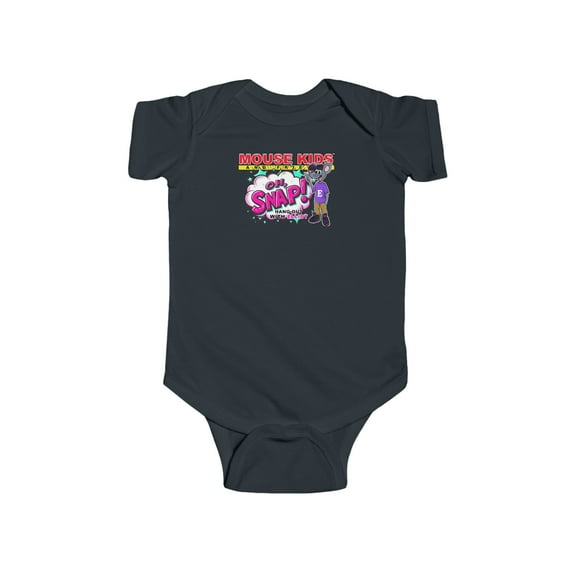 Elliot OH SNAP! Infant Fine Jersey Bodysuit (Black, 18M)