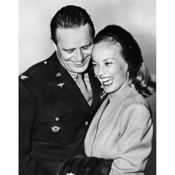 Elliot Roosevelt With His Third Wife History (24 x 36)