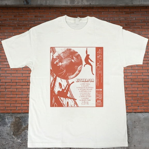 Elliot Smith Either or Japan T Shirt Full Size S-5XL SE143