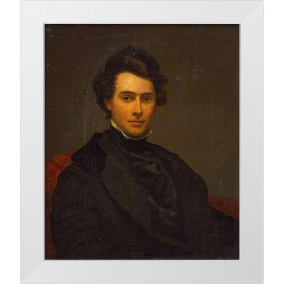 Elliott, Charles Loring 12x14 White Modern Wood Framed Museum Art Print Titled - Tompkins Matteson
