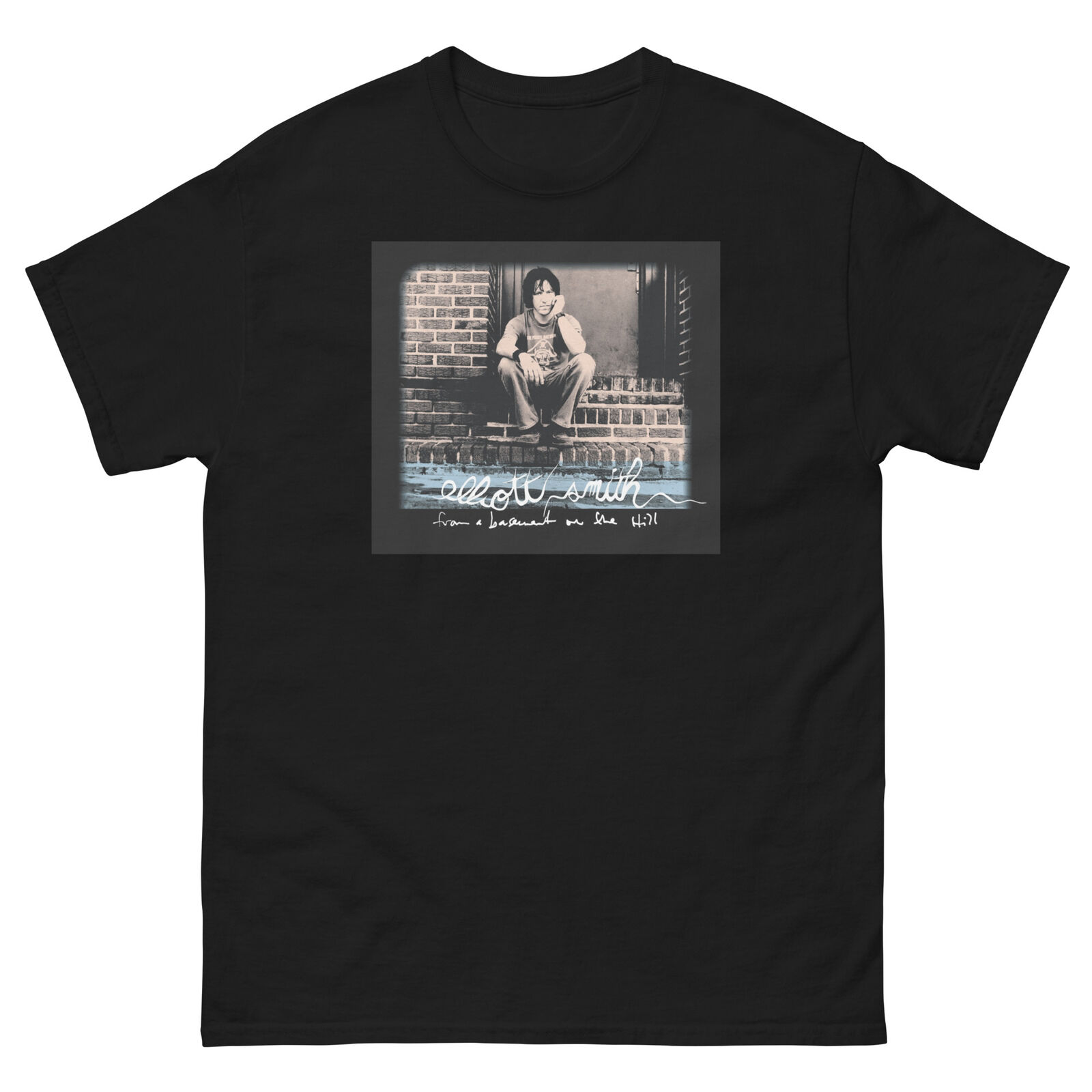 Elliott Smith From A Basement On The Hill Album Cover Classic Tee
