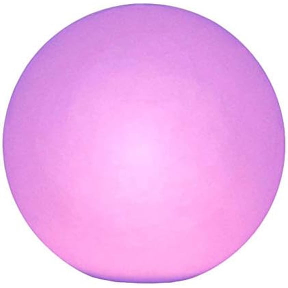 Ellipsis: 13 Inch Color Changing LED Light Globe; Wireless, Rechargeable Floating Light for Patio, Pool or Pond$$Garden & Patio