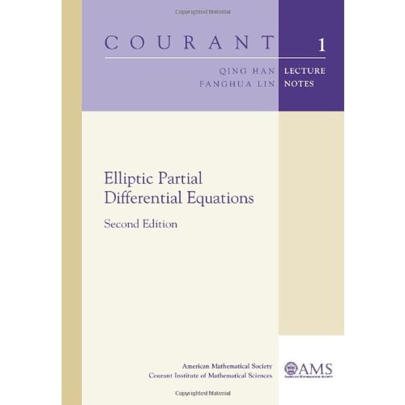 Pre-Owned Elliptic Partial Differential Equations: Second Edition (Courant Lecture Notes), 9780821853139, 0821853139, Paperback, 2 edition