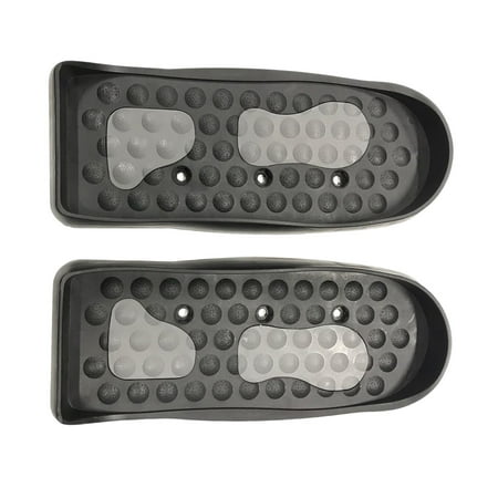 Elliptical Machine Foot Pedals Black Part Stable Durable Elliptical Trainer Pedals Walking Machine Pedals for Sports Home Devices